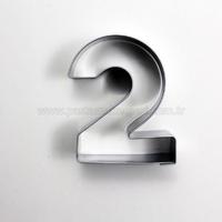 2 Rakam Modeli Kurabiye Kalıbı Metal Kopat