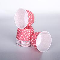 Açık Pembe Puantiyeli Muffin Kek Kalıbı
