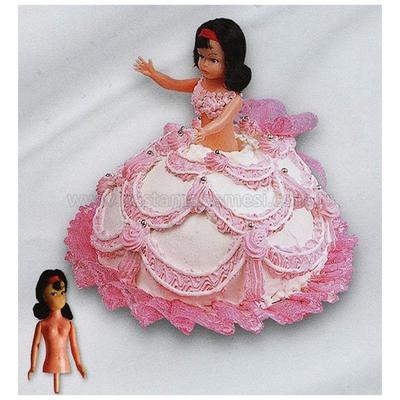 Barbie Pasta Üstü Süsleme