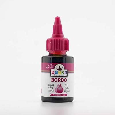 Bordo Sıvı Gıda Boyası - 60 gr