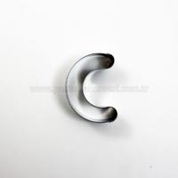 C Harfi Modeli Kurabiye Kalıbı Metal Kopat
