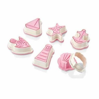 Deniz Ürünleri Kurabiye Kalıbı Pembe