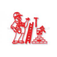 Duvar Ustası Figürlü Patchwork Kurabiye Kalıbı Klişe