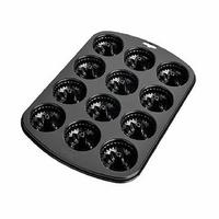 Kaiser Teflon Muffin Kalıbı 12li Dilimli 38x27 cm