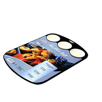 Kaiser Teflon Muffin Kalıbı 12 Hazneli + 60 Ad Kağıt Kalıp