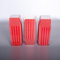 KARE MİNİ KEK KALIBI -KIRMIZI PUANTİYELİ (47 x 47 x h:48 mm) / 100 ADET