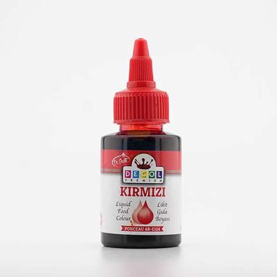 Kırmızı Sıvı Gıda Boyası - 60 gr