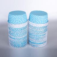 Mavi Puantiyeli CupCake Pet Kapsül 50 Adet 52x45 mm