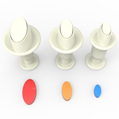 Oval 3lü Küçük Boy Enjektörlü Kopat