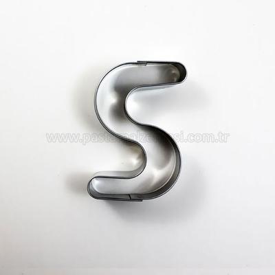 S Harfi Modeli Kurabiye Kalıbı Metal Kopat