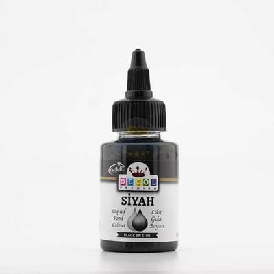 Siyah Sıvı Gıda Boyası - 60 gr