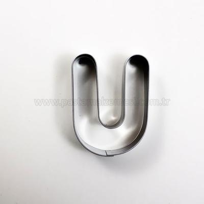 U Harfi Modeli Kurabiye Kalıbı Metal Kopat