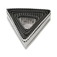 Volovan Üçgen Dişli Kurabiye Kalıbı Seti